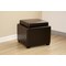 Baxton Studio Dark Brown Tate Storage Ottoman 60-3735 - alternate 2